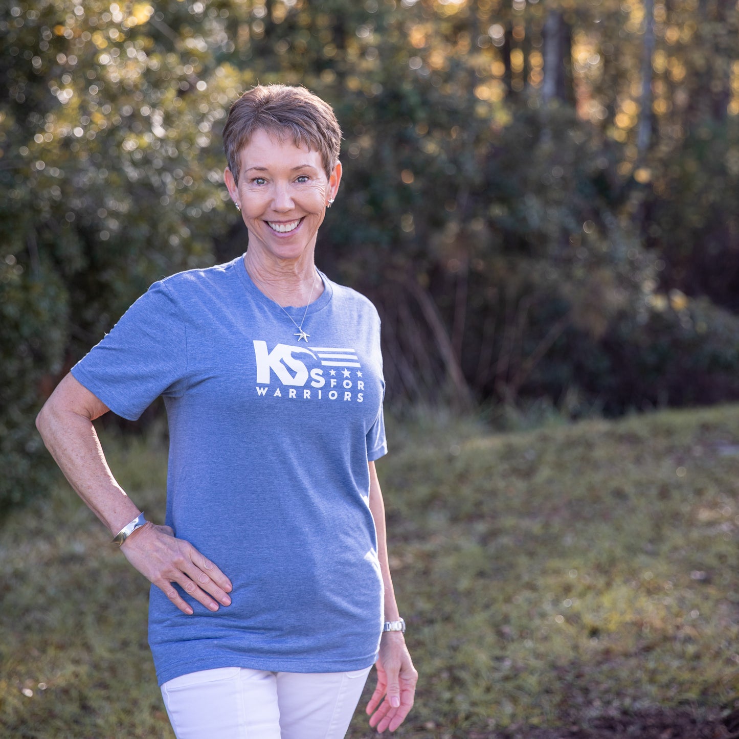 K9s Logo T-Shirt (Heather Blue)