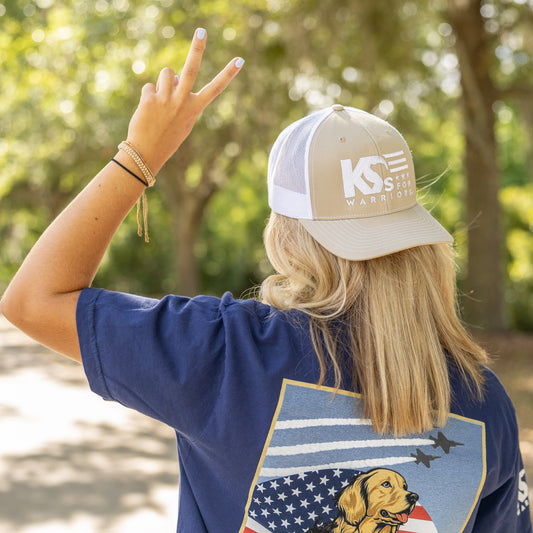 K9s Logo Trucker Hat (Khaki)