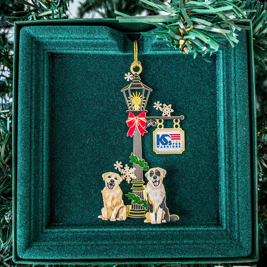 K9s Lamp Post Tree Ornament