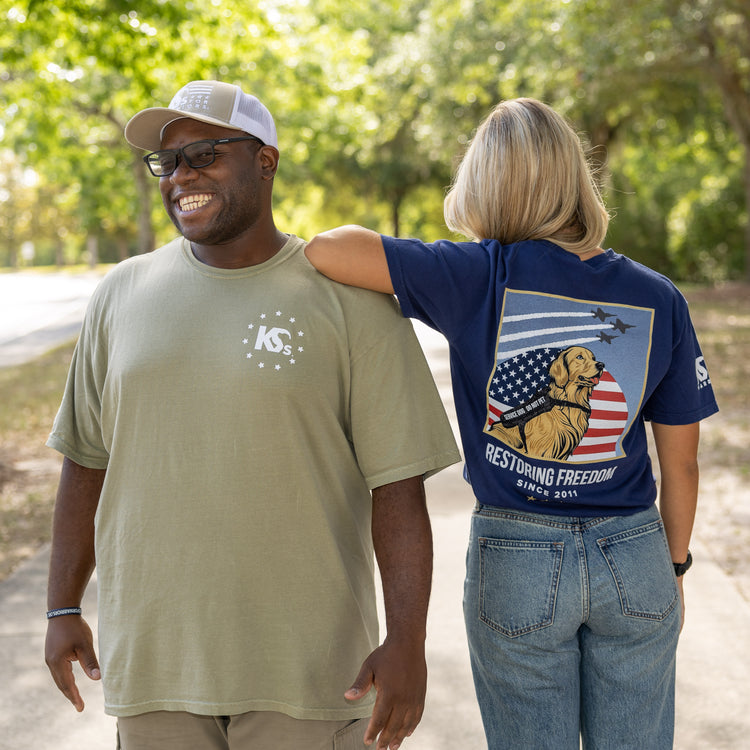 Patriotic K9s Blue Tee