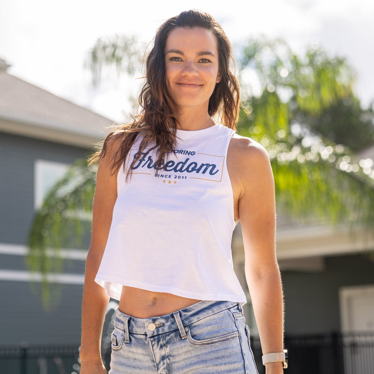 Women's Freedom Cropped Tank