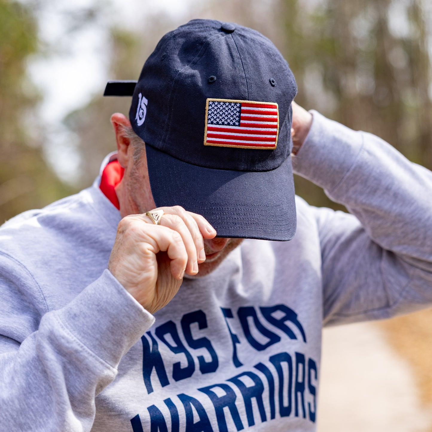 American Flag 15-Year Anniversary Hat