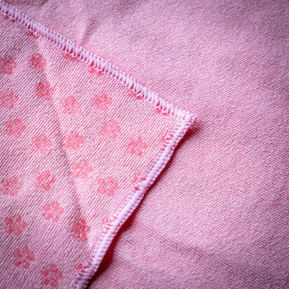 Pink Pilates Mat Towel