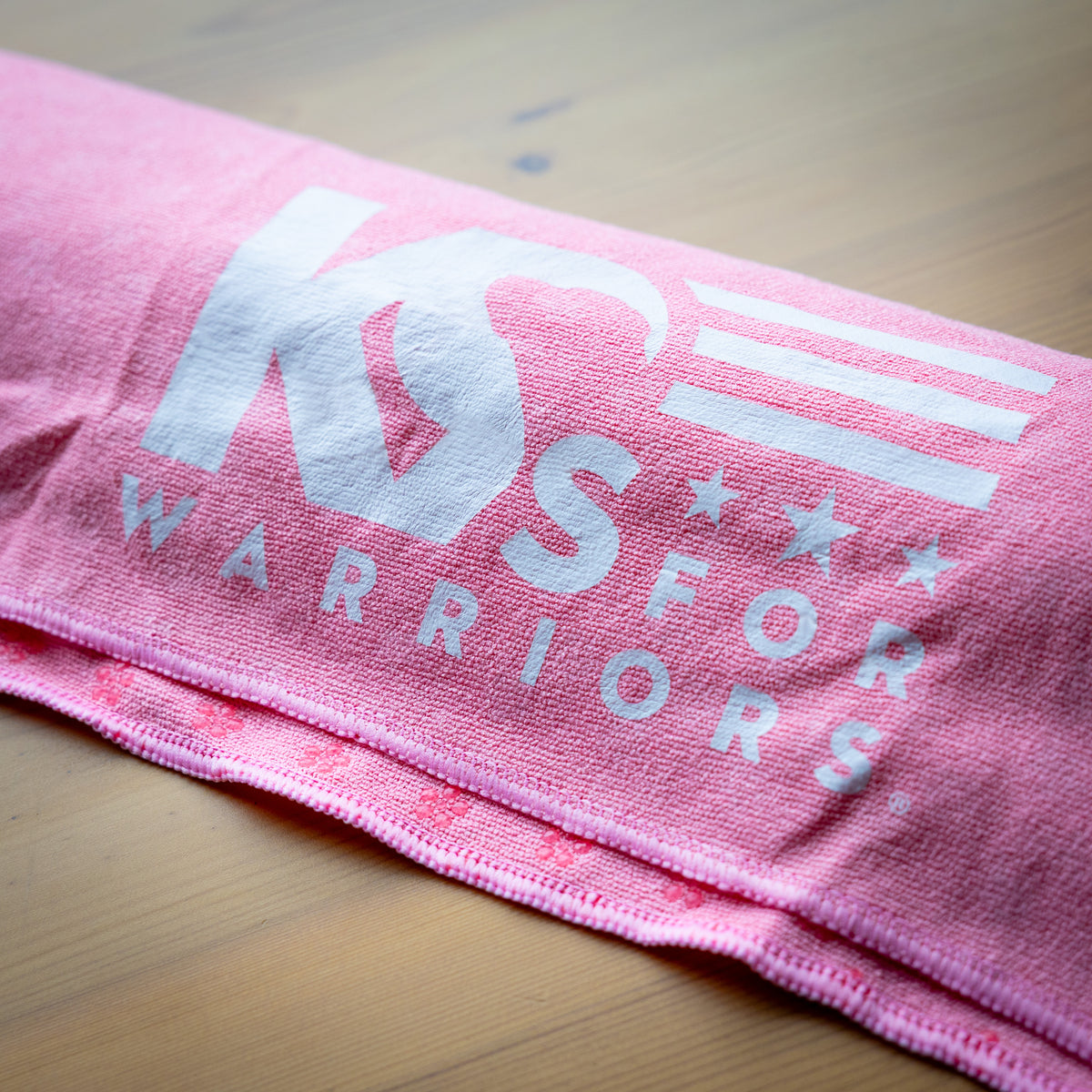 Pink Pilates Mat Towel