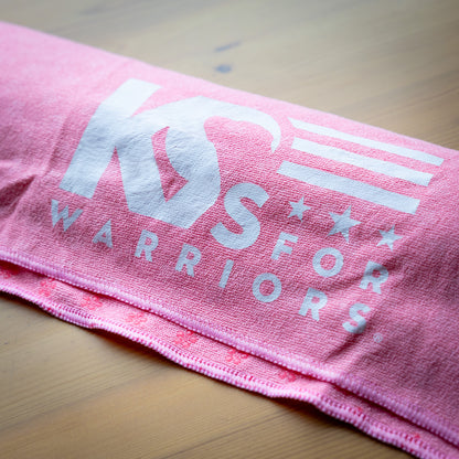 Pink Pilates Mat Towel