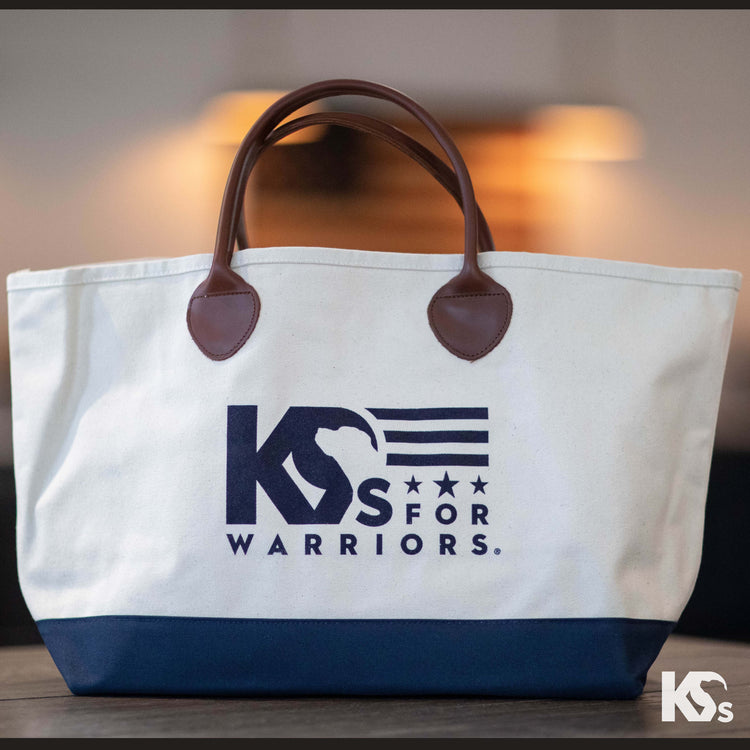 K9s Navy Canvas Tote