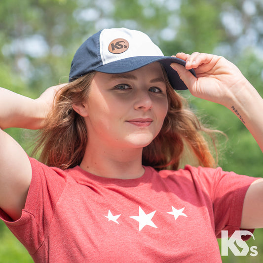 K9s Vintage Leather Patch Hat